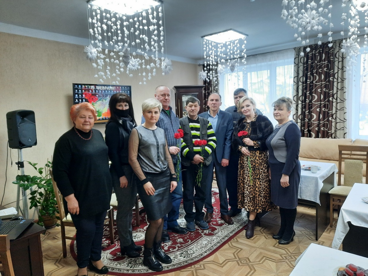 Чествование работников хозяйства, принимавших участие в военных действиях в Афганистане