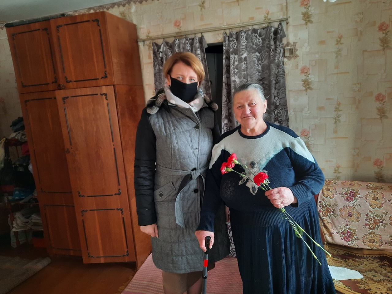 Чествование работников хозяйства, принимавших участие в военных действиях в Афганистане