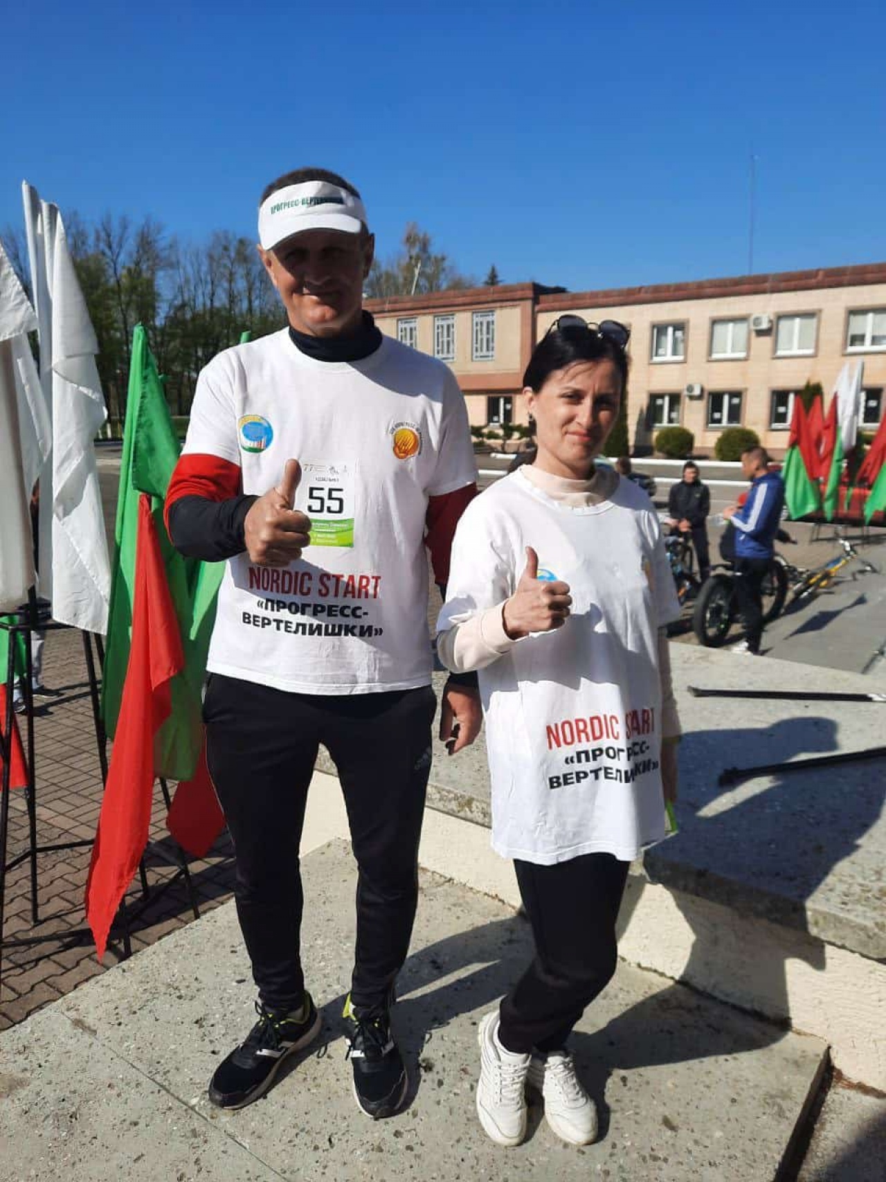 Маршрут Победы» в Вертелишках собрал велосипедистов и любителей скандинавской ходьбы