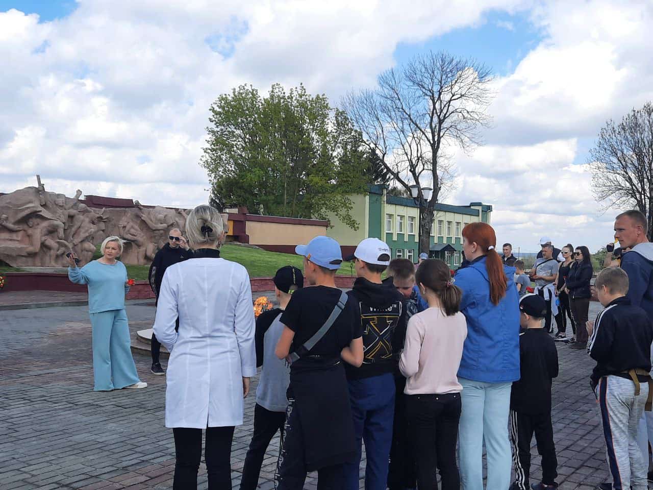 Маршрут Победы» в Вертелишках собрал велосипедистов и любителей скандинавской ходьбы