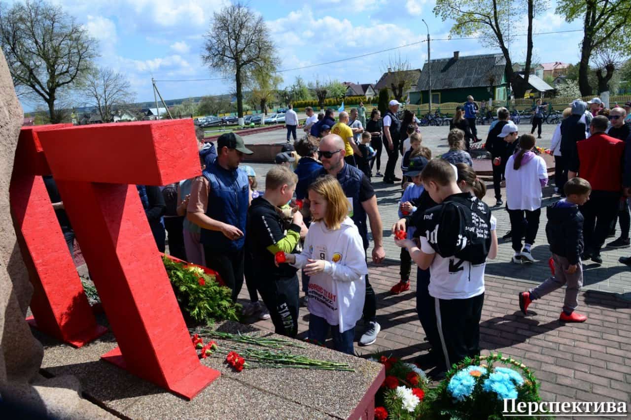 Маршрут Победы» в Вертелишках собрал велосипедистов и любителей скандинавской ходьбы