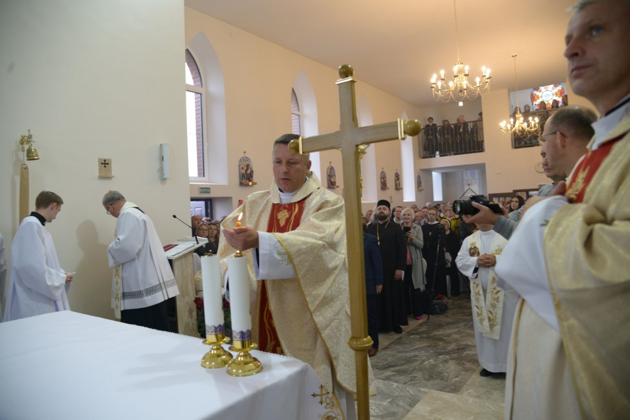 Открытие костела в аг. Вертелишки