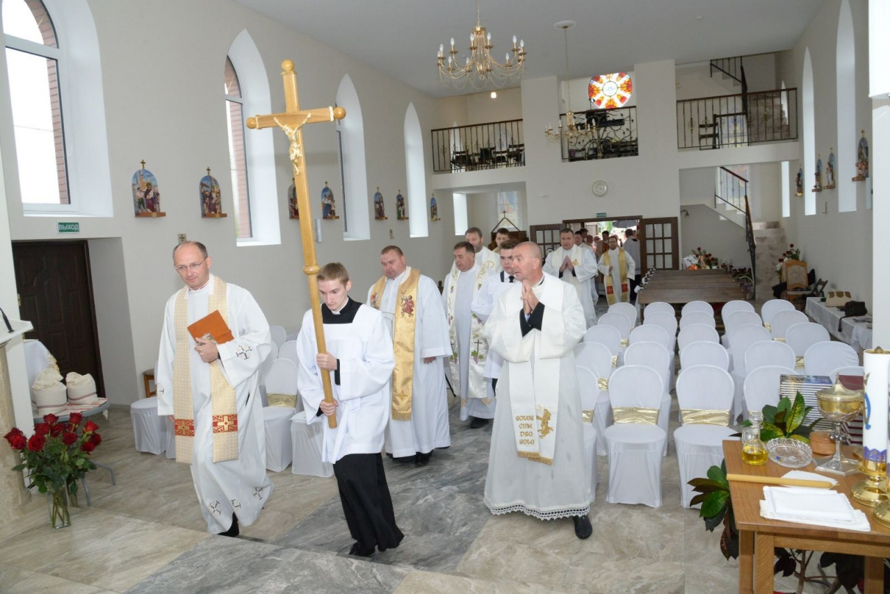 Открытие костела в аг. Вертелишки