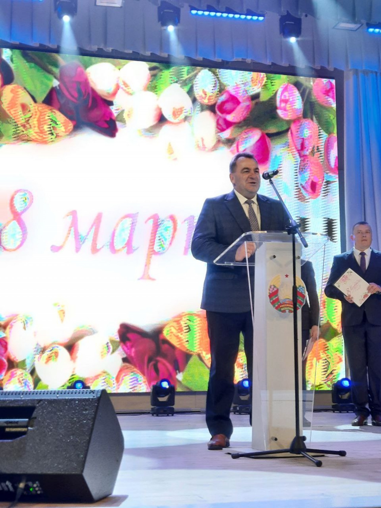 Делегация женщин СПК «Прогресс-Вертелишки» приняла участие в районном торжественном мероприятии, посвящённом Международному женскому Дню – 8 марта