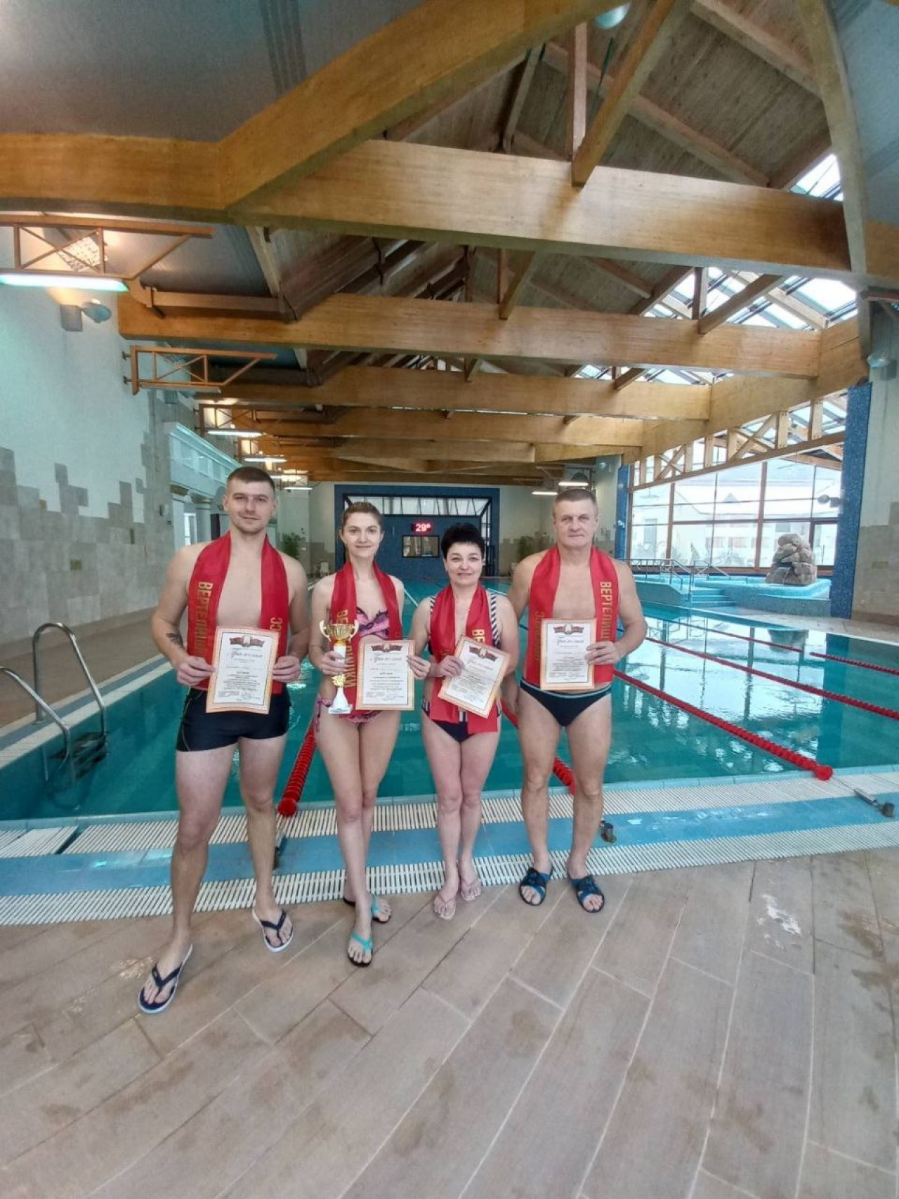 11 марта 2023 года на базе ОАО «Санаторий «Озёрный» состоялись соревнования по плаванию