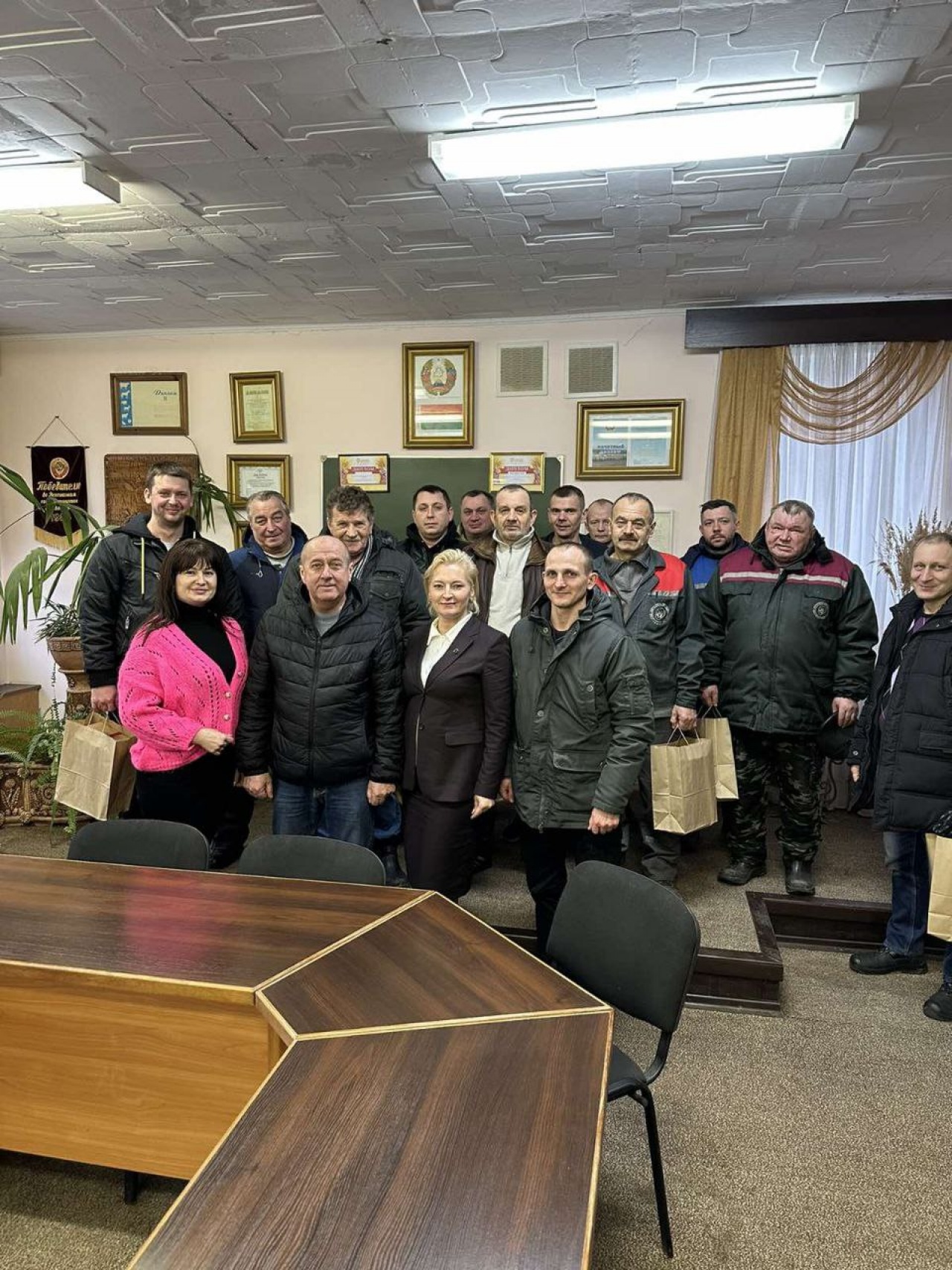 В СПК «Прогресс-Вертелишки» поздравили всех мужчин с Днем защитников Отечества