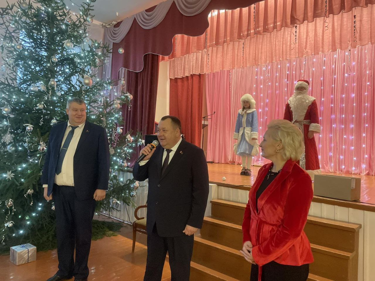 Новогодние празднования Вертелишской СШ