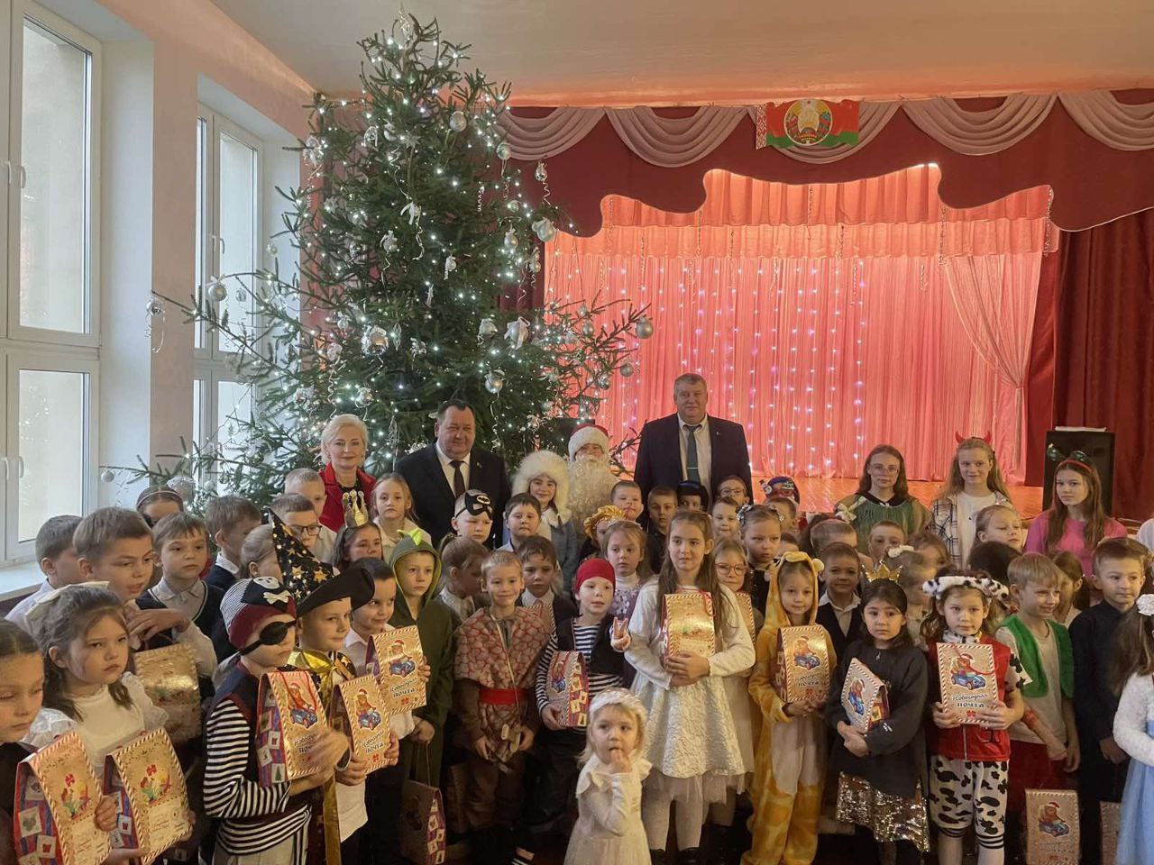 Новогодние празднования Вертелишской СШ