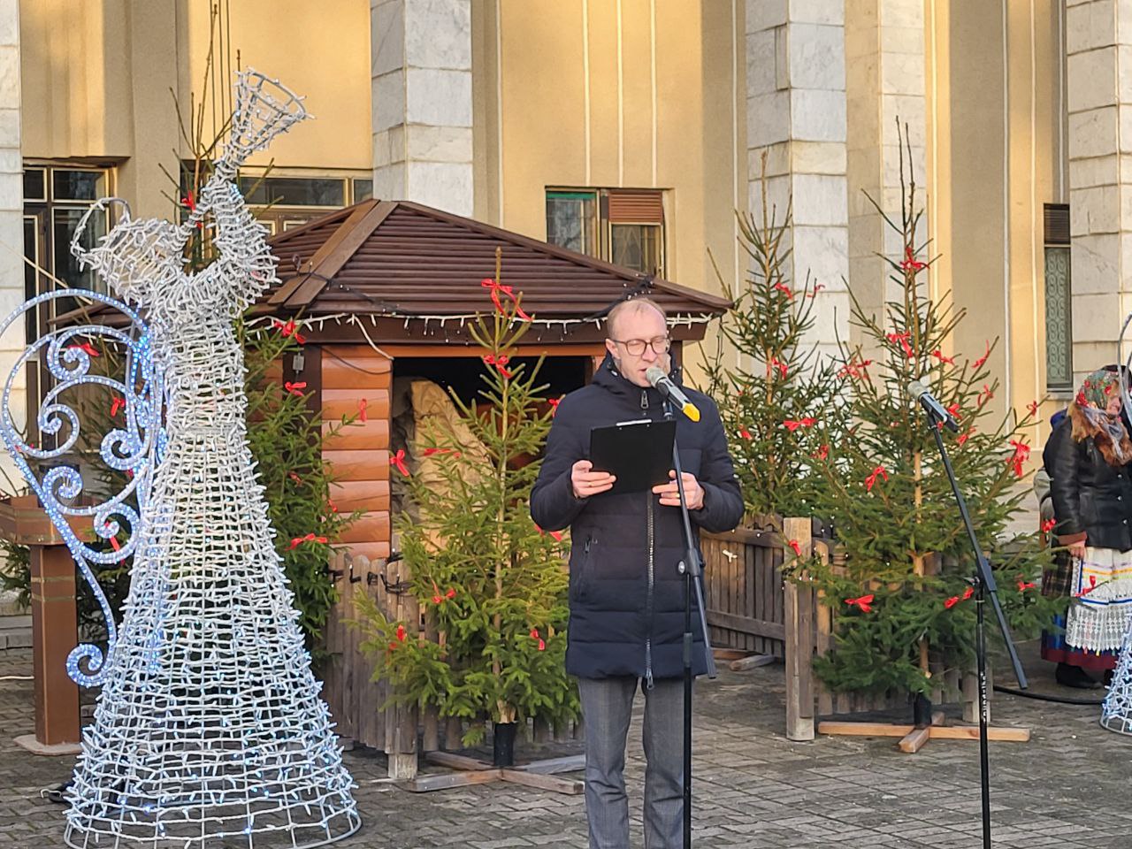 Прихожане Святой семьи аг.Вертелишки поздравили друг друга со светлым праздником Рождества Христова