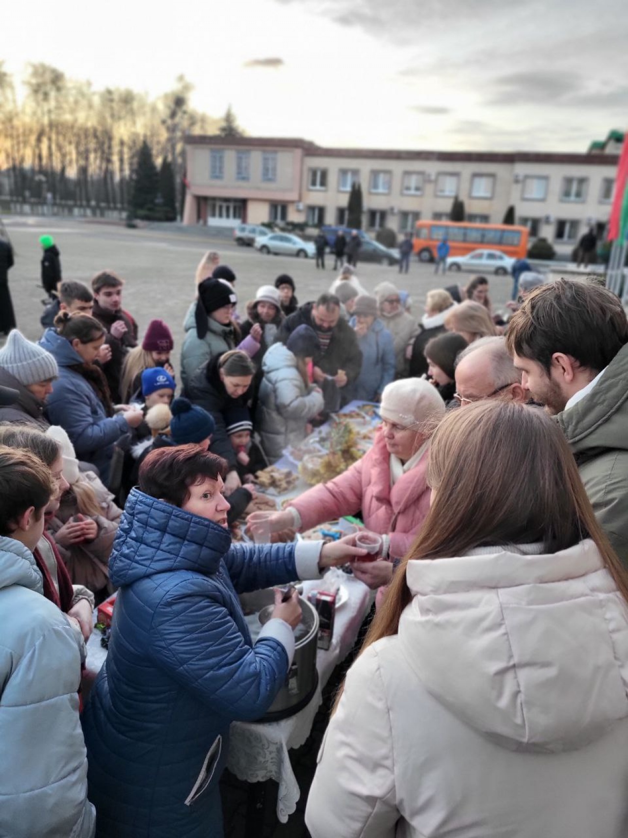 Прихожане Святой семьи аг.Вертелишки поздравили друг друга со светлым праздником Рождества Христова