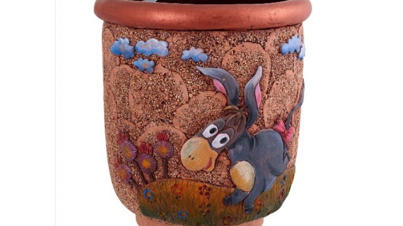 Кашпо «Ослик»