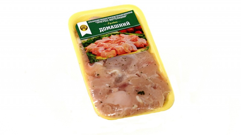 Гуляш «Домашний», 0.7кг<br />Кусковой полуфабрикат из мяса цыплят-бройлеров бескостный а маринаде охлажденный, замороженный.