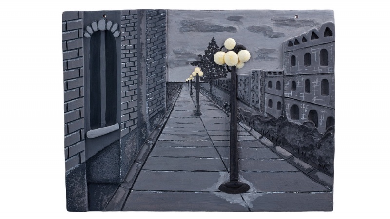 Плакетка Ночной город