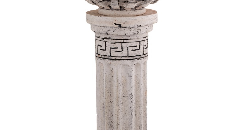 Подставка Колонна с корзиной