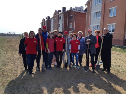 Аллея липовых деревьев и туй украсила улицу Тихая, агрогородка Вертелишки