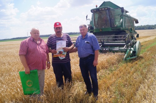 С прогрессовских полей убрано 52 % площадей зерновых культур с урожайностью 71,1 ц с га.