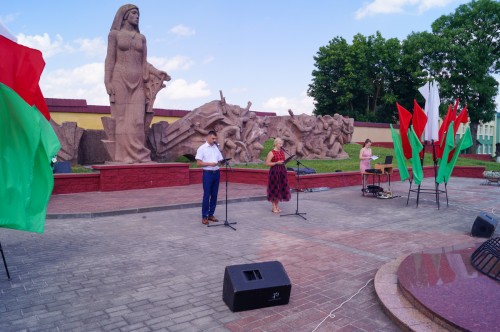 Минута молчания в День памяти и скорби о жертвах Великой Отечественной войне