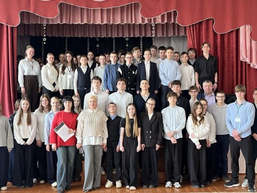 Встреча учащихся с администрацией  СПК "Прогресс-Вертелишки" - "ПроТруд"