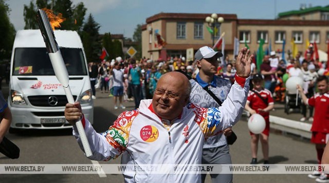 Эстафета огня II Европейских игр «Пламя мира» начала свой путь по Гродненской области
