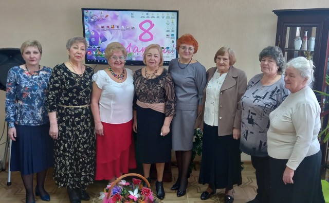 8 марта в Центре досуга пожилых людей